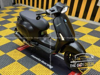 Dán Film PPF TPU Cao Cấp cho xe VESPA Đen Nhám – Bảo Vệ Vẻ Sang Trọng
