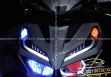 Honda Vario 125i/150i Độ Đèn Bi Mắt Lé - LED Audi Đổi Màu Qua App & Bi Cầu LED Titan F150