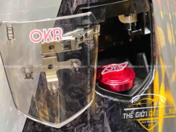 COMBO Nắp Xăng CNC & Ốp Trong Suốt OKR Cho SH 125i/150i/160i – Nâng Tầm Đẳng Cấp, Tạo Điểm Nhấn Độc Đáo