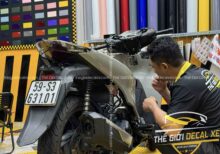 Dán PPF TPU SH125i Màu Xám Xi Măng – Bảo Vệ Sơn Zin Với Film TPU Cao Cấp Tại TPHCM