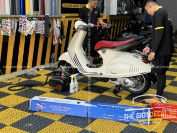 Dán Film PPF TPU Cao Cấp cho xe VESPA 946 – Bảo Vệ Vẻ Sang Trọng