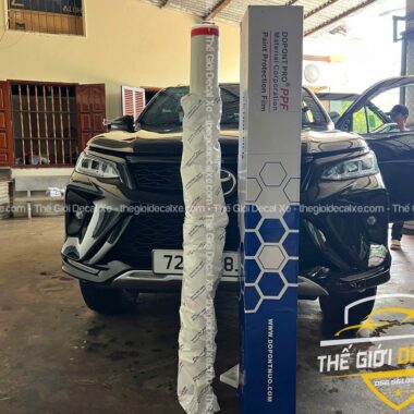 Fortuner đen, trắng hay bạc – màu nào nên dán PPF nhất để giữ xe luôn sang?