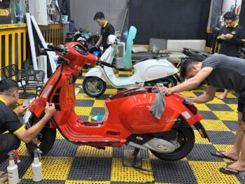 dán PPF xe Vespa Biên Hòa