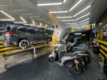 quy trình dán bảo vệ Subaru Forester bằng PPF TPU AX Film tại Biên Hoà.