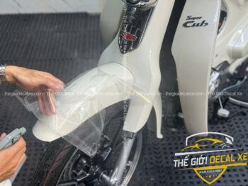 Dán PPF TPU AX Film xe Super Cub tại Biên Hoà – Thế Giới Decal Xe Auto.