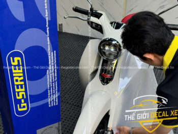 PPF TPU AX Film xe Super Cub tại Biên Hoà 2025.