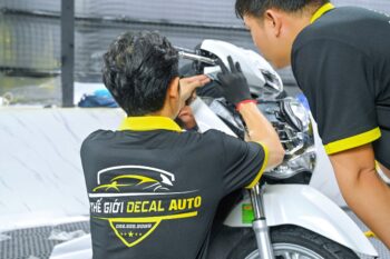 Thi công dán keo xe PPF TPU cao cấp AX Film tại Biên Hòa