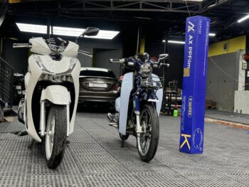 Xe máy dán keo PPF TPU tại chi nhánh Biên Hoà