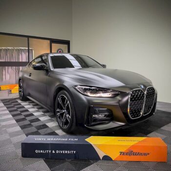 Dán Đổi Màu BMW Coupe Màu Đen TeckWrap Tại Biên Hòa