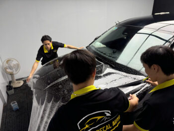 Hyundai Tucson đen dán PPF TPU tại Thế Giới Decal Xe