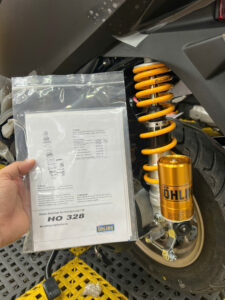 Phuộc Ohlins lắp xe Honda Lead tại Thế Giới Decal Xe