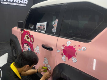 VF3 dán tem cá nhân hoá phong cách tại Thế Giới Decal Xe Biên Hoà