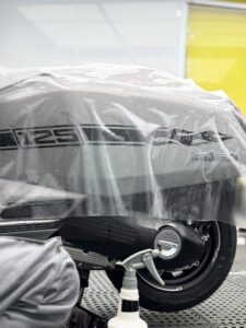 Bề mặt PPF TPU bảo vệ sơn nhám Lambretta