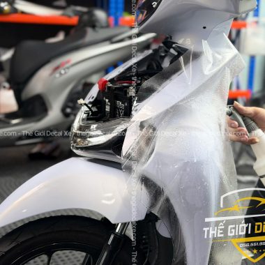 Dán Film PPF TPU Xe Vespa Bình Dương – Giữ Sơn Đẹp Như Mới