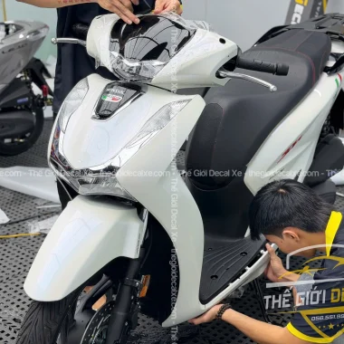Quy Trình Dán PPF TPU TeckWrap V75 Cho SH150 Nhập Ý Tại Thế Giới Decal Xe TP.HCM