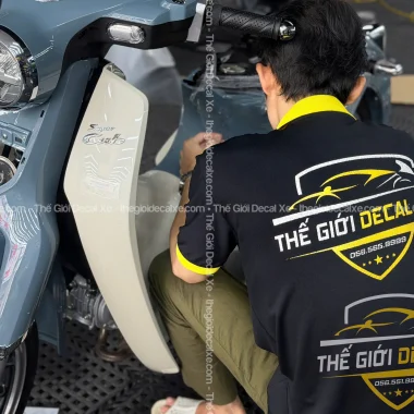 Dán PPF TPU Super Cub Tại Thế Giới Decal Xe Bình Dương – Bảo Vệ Sơn Zin, Giữ Xe Luôn Như Mới