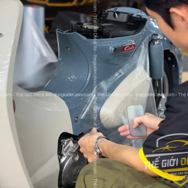 Dán PPF TPU Super Cub Tại Thế Giới Decal Xe Bình Dương – Bảo Vệ Sơn Zin, Giữ Xe Luôn Như Mới