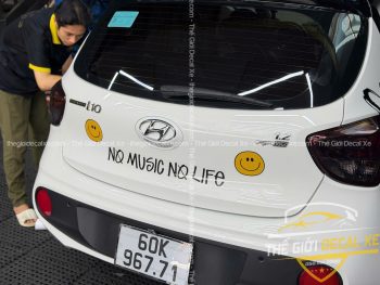 thành phẩm dán decal ô tô tại Thế Giới Decal Xe